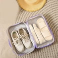 thumbnail image 4 of QJUHUNG Sac de Rangement pour Chaussures de Voyage Imperméable avec 2 Compartiments à Couches Grande Capacité Convient à la Taille 12 Chaussures Pochette en Maille Multi-Usage pour Hommes Femmes Valise Portable Chariot, 4 of 6