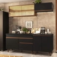 thumbnail image 2 of Madesa Gabinete de Cocina Compacta 190 cm Reims Negro/Rústico 01, 2 of 8