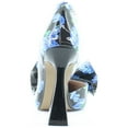 thumbnail image 4 of Betsey Johnson Nobble-P Women's Heels Blue/Black Floral Size 7 M, 4 of 8
