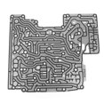 thumbnail image 4 of Oil Separator Plate Oil Separator Plate Replacement Transmission Accessory Oil Separator Partition Plate 1068227036 Replacement Fit For Transmission ZF 6HP19 21 26 28 32, 4 of 8