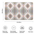 thumbnail image 3 of Colorful Floral Pattern Bathroom Rugs Mat,Non Slip Microfiber Bathroom Rug,Rubber Backing,Soft Bathroom Mats for Bathroom Floor,Tub and Shower,20x32in(50x80cm), 3 of 5