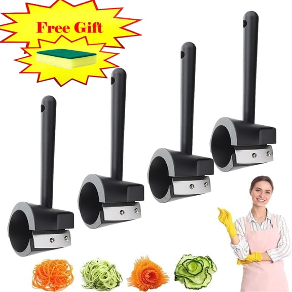 Upgraded Carrot Curler and Peeler, Vegetable Spiral Cutter,Fruit Carving Tools,Kitchen Creative Cut Flower Tool,Rotatable Blade Peeler for Carrots, Potatoes, Cucumbe 6.2"X2.3"