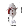 thumbnail image 3 of Christmas Tree Ornaments Hwkond Christmas Tree Hanging Decorations Angel Christmas Plush Snowman Doll Small Figurines Up To 30% Off, 3 of 6