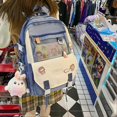 thumbnail image 4 of 26-27 Elementary School Kids Backpack Large Capacity Schoolbag With Rabbit Pendant, 4 of 4