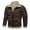 40 Coffee, variant on guisaled Suede Jacket Men Zipper Lapel Collar Sherpa Lined Jackets Winter Warm Thicken Fleece Jacket Military Tactical Jacket s