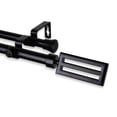 thumbnail image 2 of Mabel Double 13/16 inch dia. Curtain Rod 66-120" - Black, 2 of 2