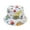 B-12, variant on Kid's Cartoon Sun Hat Wide Brim UPF 50+ Protection Hat For Toddler Boys Girls Adjustable Bucket Hat Kids Flat Cap Knit Hats Toddler Kids Hat Girls Man Boy Toddler Winter Hat Plaid Baseball Flat Hat