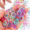 thumbnail image 3 of 1000 Mini Élastiques Doux pour Tresses de Cheveux d'Enfants (Multicolore), 3 of 6