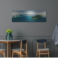thumbnail image 4 of Luxe Metal Art 'Seychelles - Mahe from the sky' by Luxe Portfolio, Metal Wall Art, 48"x16", 4 of 9