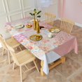 thumbnail image 6 of Pioneer Flower Floral Print Pattern Rectangle Tablecloth 60x102in,Waterproof Polyester Rectangle Table Cloth, Wipeable Spillproof Polyester Tablecloth for Dining, Camping, Indoor and Outdoor, 6 of 6