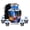 car-2, variant on Red Car Large Urns for Human Ashes Men - Blue Urns for Cremation Ashes Female and Male 10 Inch, 4 Keepsake Set