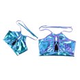 thumbnail image 3 of EeaseMX Chaleco azul sexy para mujer con tirantes colgantes, corpiño calado, camiseta sin mangas, cómodo y elegante para escenarios de discotecas, talla S, 3 of 7