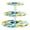Flat Color Background, variant on Cupcake Dessert Display Holder Tower Decorations For Party Wedding Birthday Anniversary Flowers and Leaves