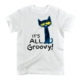 thumbnail image 2 of Pete The Cat - It's All Groovy - Youth Short Sleeve Graphic T-Shirt, 2 of 5
