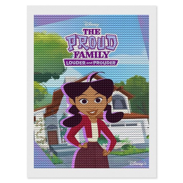 La Familia Proud: Más Fuerte y Orgullosa Kits de Pintura de Diamantes para Adultos 5D DIY Diamond Art Kits Full Drill Diamond Dots para Regalo Decoración de Pared y Relajación Artes de Gemas 30*40cm