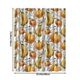 thumbnail image 3 of JOGZMZ Halloween Pumpkin Shower Curtain Waterproof Bathroom Decor with Hooks, 71x35 Inch - Spooky Fall Harvest EVA Liner, 3 of 6