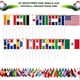 thumbnail image 3 of YanonmyfdWorld Cup Handheld Flags, 48 Countries International Stick Flags with Plastic White Pole for World Cup Decorations 2026- Double Sided Polyester Fabric Small Flag on Stick for Olympic Party, 3 of 12