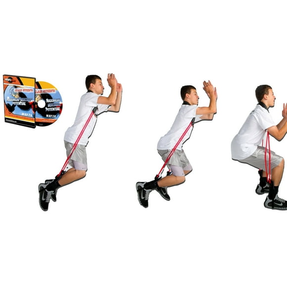 MVP Vertical Jump Elite System to Jump Higher, Training DVD w/Resistance Bands