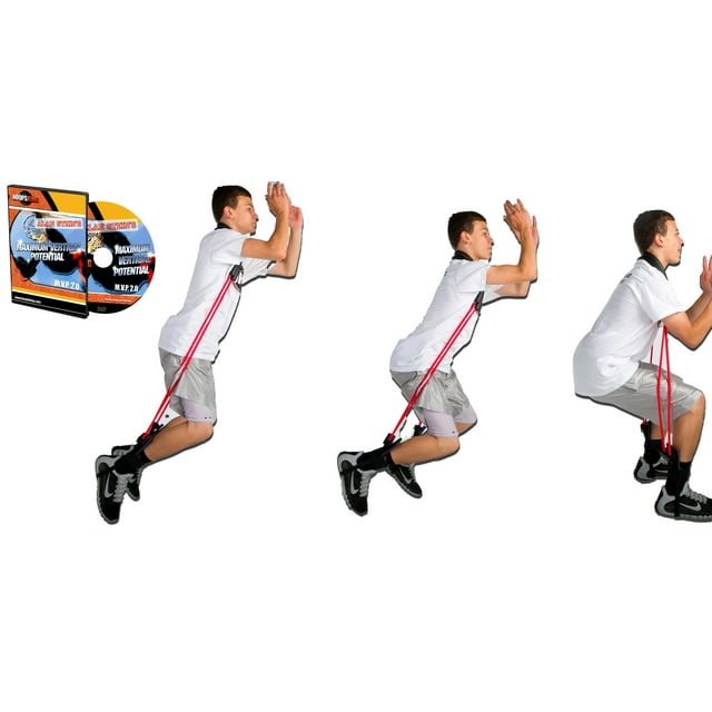 MVP Vertical Jump Elite System to Jump Higher, Training DVD w/Resistance Bands