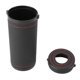 thumbnail image 3 of Soporte Para Pañuelos De Coche, Cubierta Ligera De Cuero Y Acero De Tungsteno Para Caja De Pañuelos De Coche Para Viajes Con Rompeventanas, 3 of 7