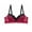 Red, variant on loopsun Womens Plus Size Bra,Women Fashion Printed Bra Wire Free Underwear One-Piece Bra Everyday Underwear