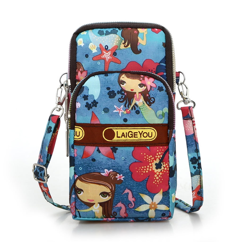 Women Crossbody Mobile Phone Shoulder Bag Pouch for Case Belt Handbag