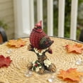 thumbnail image 6 of HuiXinOu Red Bird Statue Outdoor Decor, Small Resin Cardinal Figurine for Garden Tree Branch Lawn Patio Yard Ornament, 6 of 6