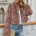 thumbnail image 5 of FNFYFH Women's Faux Fur Coats Hooded Leopard Plush Jacket Open Front Cardigan Outerwear Casual Shaggy Jackets, 5 of 5