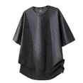 thumbnail image 2 of ZUKMRJPC Workout Shirts for Men Short Sleeve Quick Dry Athletic Gym Active Tops Fashion Crewneck Comfy Breathable Running Shirts, 2 of 4