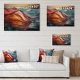 thumbnail image 4 of Designart "Chromatic Waterscapes Along the Coast I" Landscapes Print on Natural Pine Wood, 4 of 5