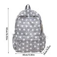 thumbnail image 3 of Y2K Star Print Backpack for Women Men, Cute Daypack for Boys Girls Vintage Trendy Bookbag for kids Daily Use Hiking School Bag, 3 of 6
