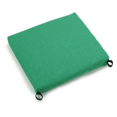 Blazing Needles Outdoor All Weather Patio Chair Cushion 20 x 19 in