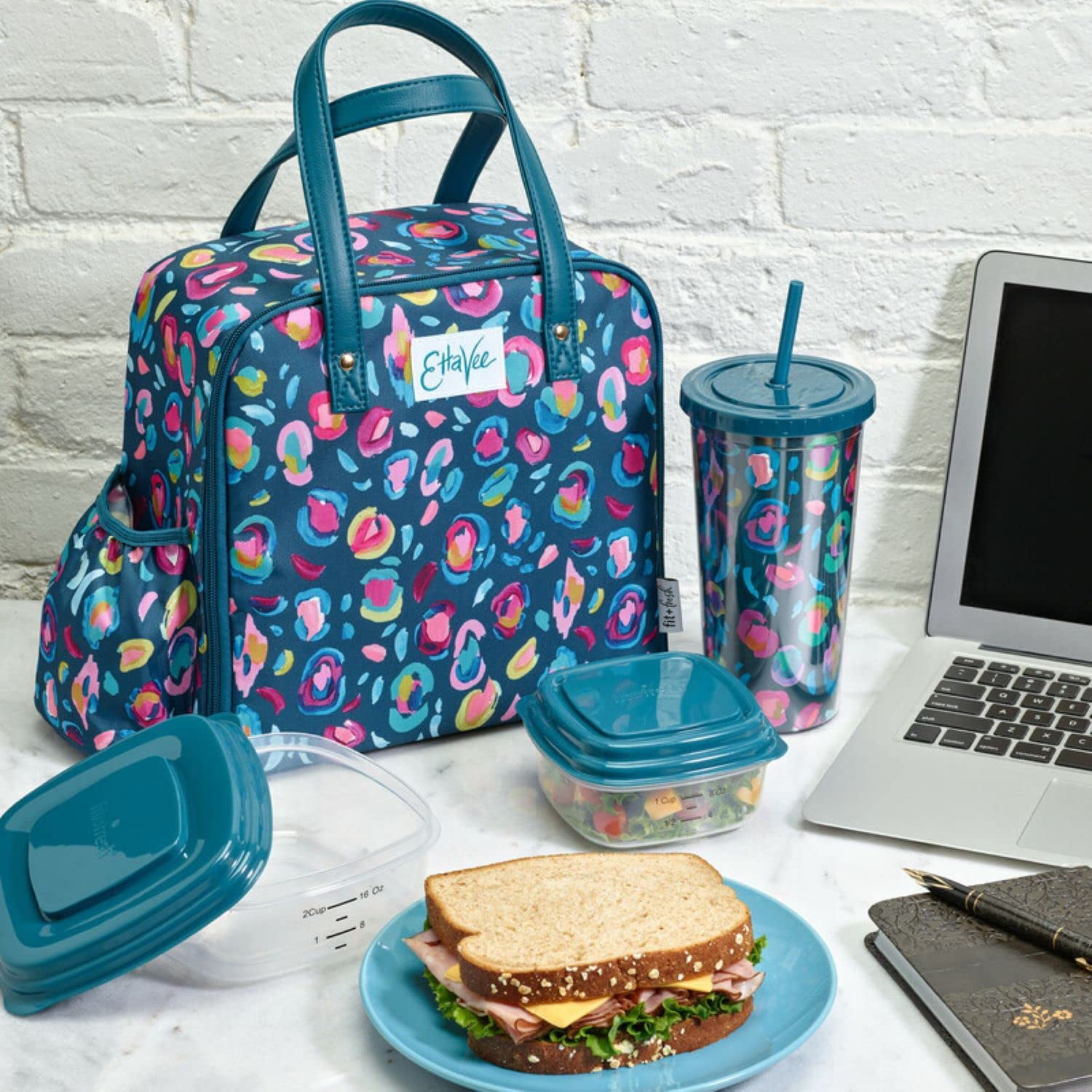Fit & Fresh Wichita Lunch Kit Set - Blue