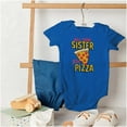 thumbnail image 6 of Will Trade Sister for Pizza Joke Romper Boys or Girls Infant Baby Brisco Brands NB, 6 of 7