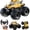 Yellow, variant on Amphibious Remote Control Car, 2.4GHz All-Terrain Off-Road Pickup Toy,Waterproof 360° Rotating 4WD RC Monster Trucks, RC Car Pool Toys Remote Control Boat—Gifts for Boys Aged 8–12+(Pink)