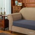 thumbnail image 5 of Stretch Sofa Seat Cushion Cover Couch Covers Furniture Protector (Armchair, Gray), 5 of 7