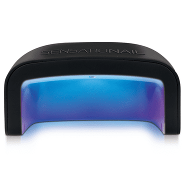 SensatioNail LED Gel Nail Polish Lamp (Black), 15 & 30 Second Timers