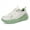 Green, variant on LASUDRAA Women's Walking Shoes Comfortable Breathable Mesh Upper Casual Shoes with Cushioned Sole