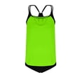 thumbnail image 3 of Bosfbaoi Swimsuit for Women 2-Piece Blouson Tankini Swimsuit Layered Racerback Top Boyshort Bottom Vacation Tankini Swimsuits for Women, 3 of 5