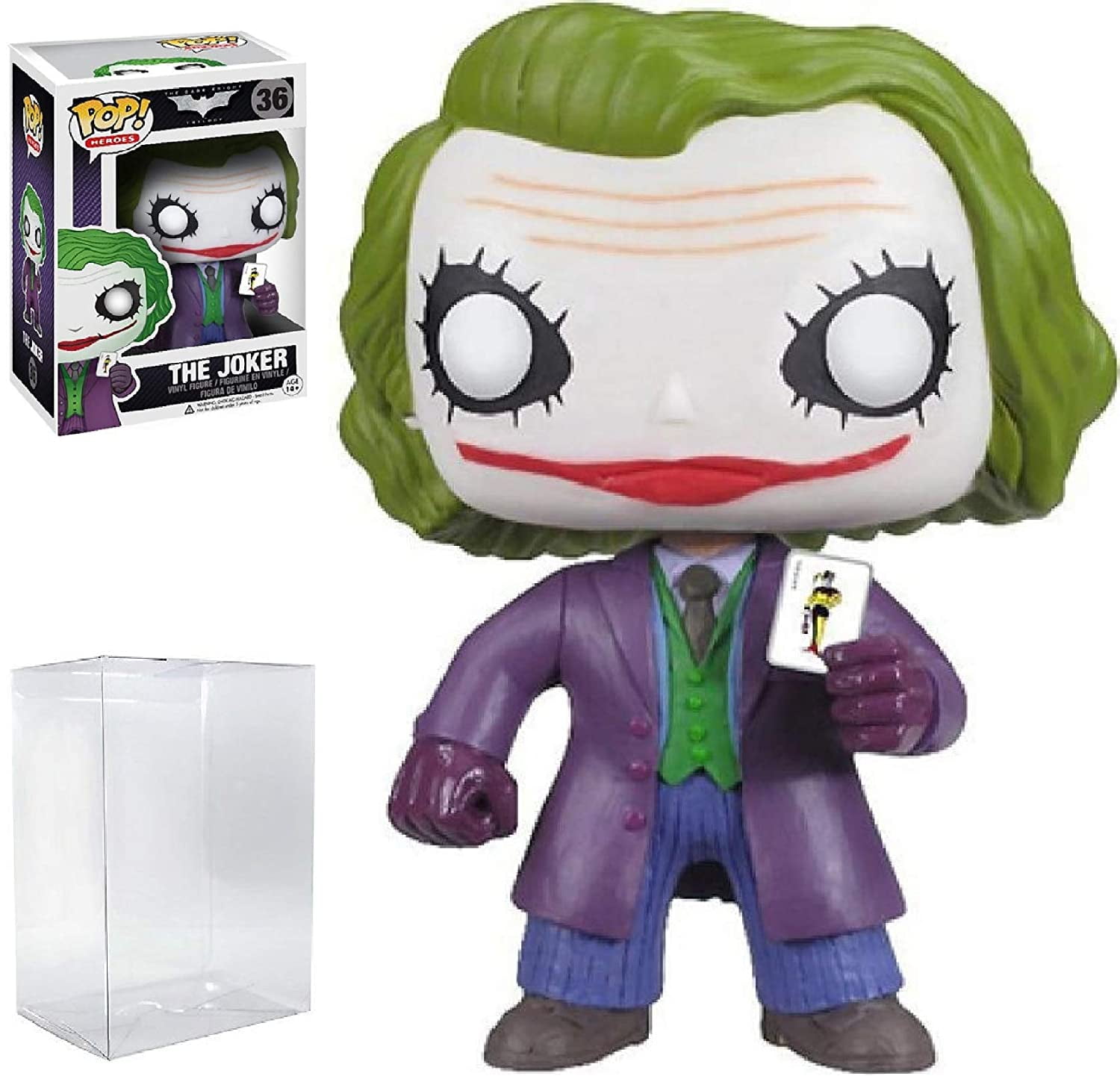 Funko POP! Heroes Batman: Dark Knight Movie - The Joker Vinyl