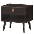 thumbnail image 3 of Patiojoy Ensemble de 2 Tables de Chevet Rétro en Bois avec Tiroir de Rangement Table de Bout Table de Chevet, 3 of 5