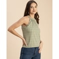 thumbnail image 3 of Moomaya Sleeveless Halter Neck Printed Loose Fit Top - Women's Summer Top, 3 of 9
