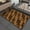 Modern Diatomite Mat Under $5 a3, variant on RRJ Diatomaceous Earth Bath Mat, Wood Grain Pattern Non-Slip Floor Mat, Quick Dry Water Absorbent Bathroom Rug for Shower Toilet Sink, Modern Line Painting Design for Home Decor