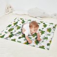 thumbnail image 2 of Green Dinosaurs Classic Ferns Blanket,Comfortable Soft Flannel Throw Blanket,All Season,Warm Lightweight Blankets for Sofa Bed Couch Living Room Chair,30"x40", 2 of 4