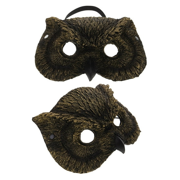 OULII Half Mask for Adults and Kids Lightweight Comfortable Party Use PU Foam Masquerade Mask 2pcs