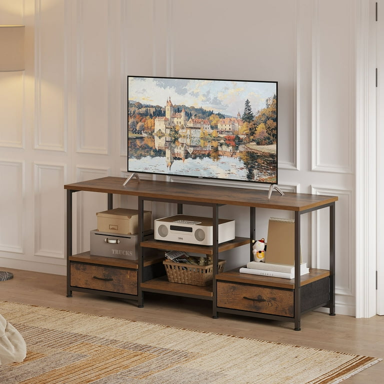 棚・シェルフ・ラック 47-Inch Adjustable TV Stand with Drawers MCQ 47