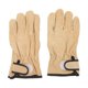 thumbnail image 1 of 1 par de guantes de trabajo de piel de vaca, guantes interiores de poliéster, exteriores de piel de vaca, transpirables, resistentes al calor, para asar, cocinar y hornear, 1 of 10