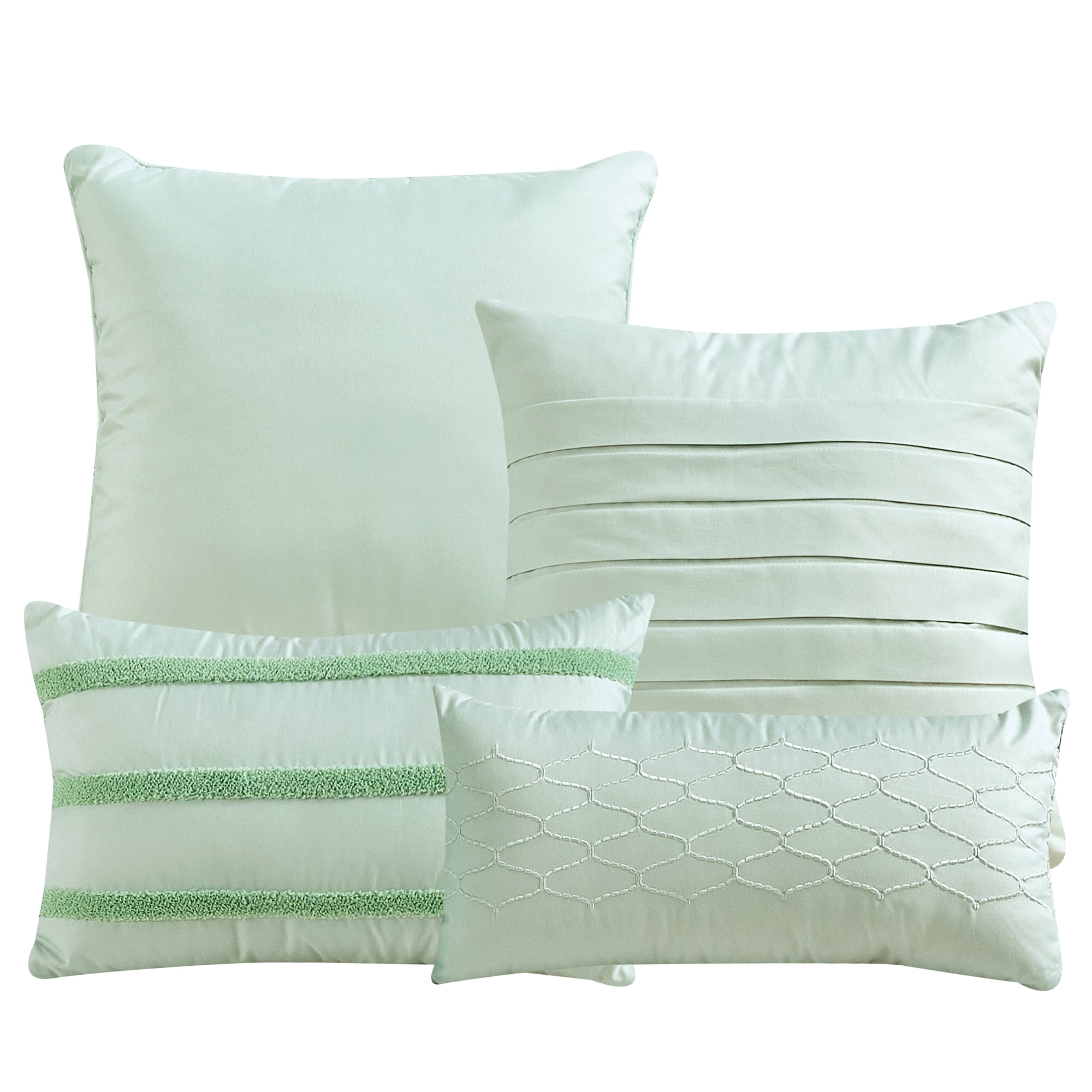 EvJK 7-Piece Comforter Set – All-Season Polyester, Soft-Touch, Lightweight, All-Season Comforter Set – King