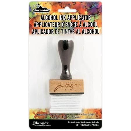 Ranger Adirondack Alcohol Ink ApplicatorStamp Handle W/10 Felts