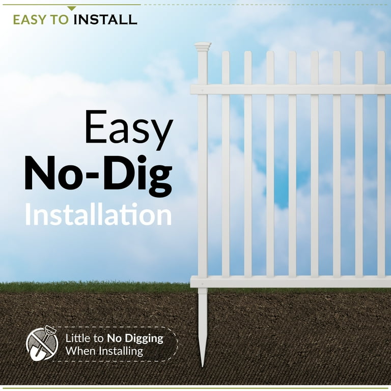 Zippity Outdoor Vinyl Picket Fence Panels (2-Pack) - 41